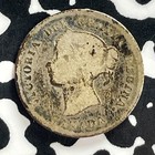 1874-h Canada 5 Cents Lot t7406 Silver 