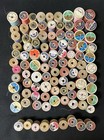 Lot Of 100 Mostly Vintage Wooden Thread Spools J p Coats   Clark Talon