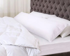 Mainstays Body Pillow - 20 x 54   White  Microfiber  Hypoallergenic
