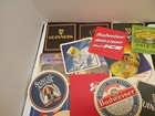 Vintage  Beer Paper Cardboard Coasters Lot Of 35 Assorted Pub Bar Some Repeat