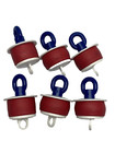 Lot Of 6  Kwikie Blank Expandable Duct Plugs With Loop Nut 2 