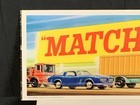 Matchbox 14x5 Original Display Header W regular Wheels Vehicles Shown 