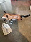Antique Painted Cast Metal Fox-hood Ornament
