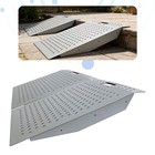 New Shed Ramp Heavy-duty Loading Ramps Curb Ramp For Lawn Mower 1500lb Anti-slip