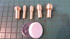 Gunsmith Tools 5 Brass Muzzle Laps-rifle Or Pistol Crowning Kit - Lapping Crown