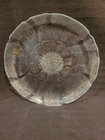 Vintage Arcoroc Fleur Set Of 4 10-3 4  Dinner Plates Clear Embossed  Euc