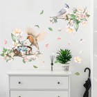 Wall Sticker Flower Decal Birds Vinyl Mural Art Diy Tree Home Living Room Decor