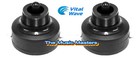 Pair Screw-on Piezo Super Tweeter Horn Driver Speaker Replacement 18tpi Ksn1142a
