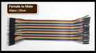 Dupont Jumper Wire Cable Arduino Breadboard Cable Lead Female To Male