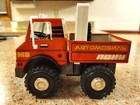Vintage Russian Mechanic Toy Truck By Raduga  Soviet Wind Up Tin Metal  Ussr