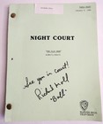 Night Court Script Autographed Signed Richard Moll Bull Shannon 1989 Warner Bros