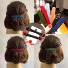 Korean Morandi Color Spring Hair Clip Women Girls Simple Hairpin Fashion Colorfu