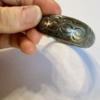 Vintage Taxco Signed 925 Sterling Silver Cuff Bracelet No Stone Silver Mexico