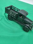 Vintage Cast Iron Toy Truck Bank Antique Style Pickup Stake Bed Coin Bank