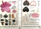 Stampin Up Paper Pumpkin Holidays Christmas Fall Autumn Rubber Stamps Lot Of 4