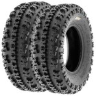 Set Of 4  21x7-10   20x10-9 Replacement Atv Trail 6 Ply Tires A027 By Sunf