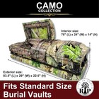 Rest In Power Camo Casket - Premium Steel Green Camouflage