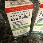 Lot Of 2 - Bausch lomb Advanced Eye Allergy Itch Relief - Exp 01 2028
