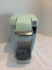 Keurig K10 Mini Plus Coffee Maker Misty Green Aqua Color Single Cup Tested Works