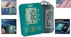 Portable Home Blood Pressure Monitor - Wide-range Cuff   Memory Storage Function