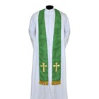 Green Gothic Vestment  Stole   5 Pc Mass Set  gothic Chasuble casula casel New