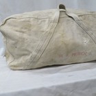 Vintage Aviator Kit Bag Talon Zipper Military Canvas Bag Tote