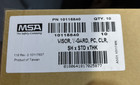 Msa 10 Pk V-gard Visor P n 10115840 Face Shield  Unopened Box Of 10  Pc  Clear 