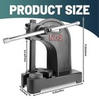Hand Press 2 Ton Manual Desktop Punch Press Heavy Duty Cast Iron Body With Solid