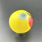 Contemporary Handmade Art Glass Marble 1 33  Yellow Songbird Mib Lovebird Signed