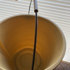 Vtg Yellow Rubbermaid   Spout Cleaning Pail Bucket Utility Handle 14 Quarts