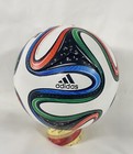 Adidas Brazuca 2014 Fifa World Cup Soccer Match Ball Hand Stitched Football Sz 5