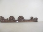 Victorian Carved Wooden Top Old Pediment Finial Furniture Wood Trim Antique 23 w