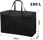 Dorm Packing Bags Black Jumbo Moving Bags Heavy Duty 180l Reusable Comforter