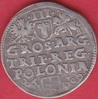 R  Poland Lithuania 3 Groschen 1589 Id Poznan Sigismund Iii Vf Details  4250