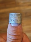 Vtg 100  Unreported Federal Canada Goose Avise F w Serv  Bird Band 588 Duck Leg