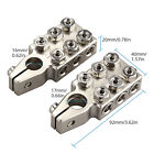 Battery Terminal Clamps 12-way Connectors 1 0 2 4 8 Awg Gauge Positive Negative