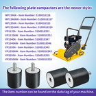 Fits Wacker Wp1550 Wp1340 Rubber Shock Mount Plate Compactor Tamper Set Of 4