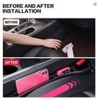 2pc Car Seat Gap Filler Organizer Storage Box Universal Leak-proof Plug Strip