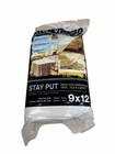 Trimaco 9 Ft  X 12 Ft  2 Mil Stay Put Vinyl Drop Cloth  2 Pack 
