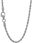 14k Solid Gold Yellow White Or Rose 1 5 Mm Rope Chain Bracelet Anklet Necklace 7