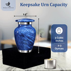 Marble Urn For Ashes Adult Male   Female - Handcrafted Cremation Urns For Human