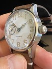 Custom Hamilton 917 Watch   1930s Pocket Movement   Pilot Dial   One Of A Kind