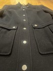 Vintage Express Made In Mongolia Wool   Cashmere Black  Coat Women Size 8