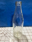 Vintage Pepsi-cola 10 Fl Oz Clear Swirl Embossed No Refill Soda Pop Glass Bottle