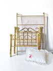 American Girl Samantha Brass Bed Pleasant Company Retired Bed Frame Pillow