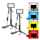 Neewer 2-pack Dimmable Usb 66 Led Video Light 5600k With Adjustable Tripod Stand
