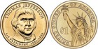 Thomas Jefferson Dollar Coin Bear   3 In Series Of 36 By Limited Treasures