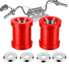 Polyurethane Handlebar Bushings For Harley Davidson Big Twin Models 1973  Red