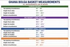 Ghana Bolga Basket - Small  Multicolored