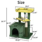 Indoor Cat Tree Tower With Cat Scratching Post Condo Toy Ball Colorful House